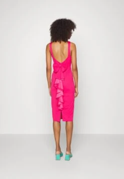 Wal G Jimmy Midi Dress - Jerseyjurk - Dark Fushia -Wal G 02fce6c0a91b4be0a1488c863b2a342b scaled