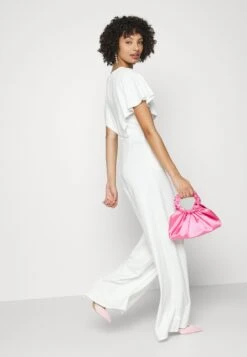 Wedding Betty V Neck Wrap - Jumpsuit - White -Wal G 0724197d75d64a33a631040152bfbb19 scaled