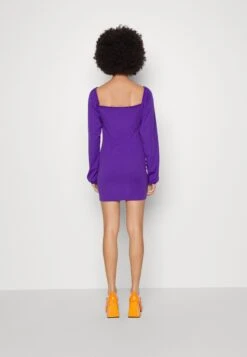 Wal G Bianca Rouched Mini - Cocktailjurk - Purple -Wal G 090645dcf1df412a921ebf8d340e6f17 scaled