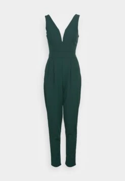 Wal G V Neck - Jumpsuit - Forest Green -Wal G 09645b96cf114c899ea3e8b88611e7f0 scaled