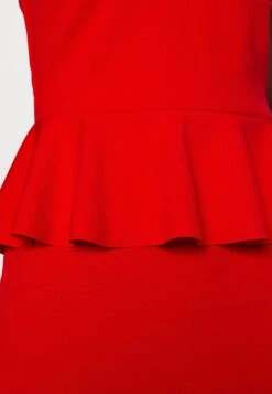 Jace Peplum Dress - Jerseyjurk - Red -Wal G 0c861950869840d5be73fddc284f9c3a scaled