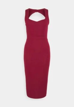 Alyona Heart Midi Dress - Jerseyjurk - Berry Wine -Wal G 0e217964dab54c7b95e18133589b4ab5 scaled