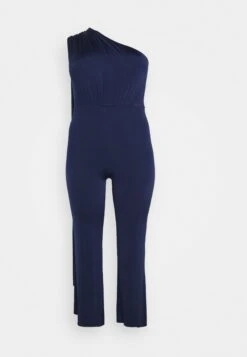 Holly Cape Sleeve - Jumpsuit - Navy Blue -Wal G 1047c5fcf2f34f4d8913500c2ad01270 scaled