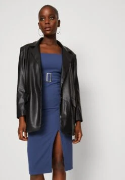 Wal G Jumina Buckle Midi - Jerseyjurk - Denim Blue -Wal G 11eaf2d14c514490ab87a659d1325088 scaled