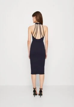Wal G Benedette Midi Dress - Cocktailjurk - Navy Blue -Wal G 12931273774d44ef96804834d5157fed scaled