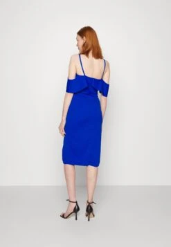 Wal G Belville Strappy Midi Dress - Cocktailjurk - Electric Blue -Wal G 14191c1e087e4d46b5d94cb798e30c4a scaled