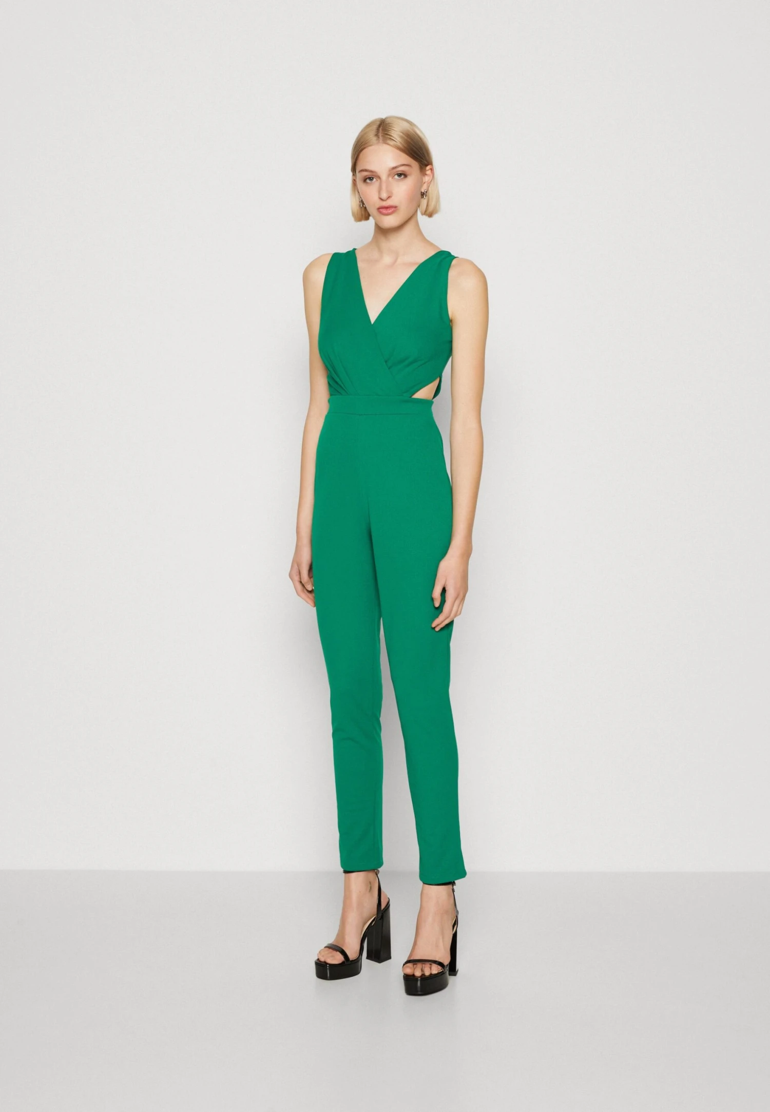 Wal G Marty Cut Out - Jumpsuit - Leaf Green 1 Wal G Marty Cut Out - Jumpsuit - Leaf Green
