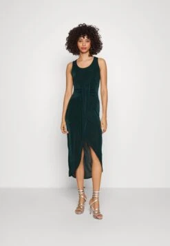Wal G Shami Bodycon Midi - Jerseyjurk - Forest Green