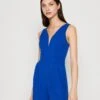 Wal G Cleo V Neck Playlist - Jumpsuit - Electric Blue