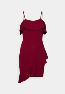 Revra Strappy Frill Skater - Jerseyjurk - Berry Wine -Wal G 198373f38e3241a6a5b6bad58a7a9387 scaled