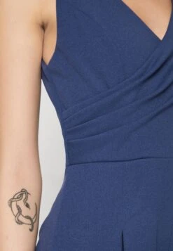 Wal G Sabrina Wide Leg - Jumpsuit - Denim Blue -Wal G 1a6964efbb1448cfb556b570f860e7a6 scaled