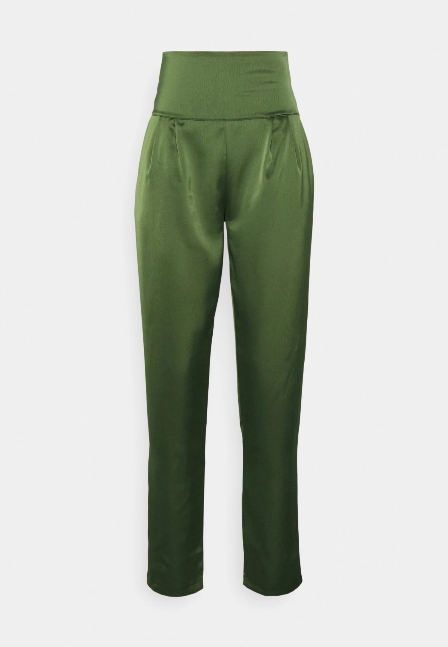 Wal G Peppa High Waisted Trouser - Broek - Dark Khaki 4 Wal G Peppa High Waisted Trouser - Broek - Dark Khaki - Afbeelding 4