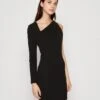 Wal G Mila Asymmetric Mini - Cocktailjurk - Black