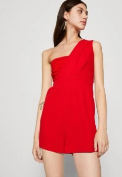 Wal G Lula One Shoulder - Jumpsuit - Red -Wal G 1b921000c7ff4591afb5cde970f04f27 scaled