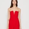 Wal G Christa V Neck Playsuit - Jumpsuit - Red