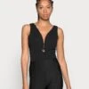 Wal G Tortoise Button Body - Top - Black