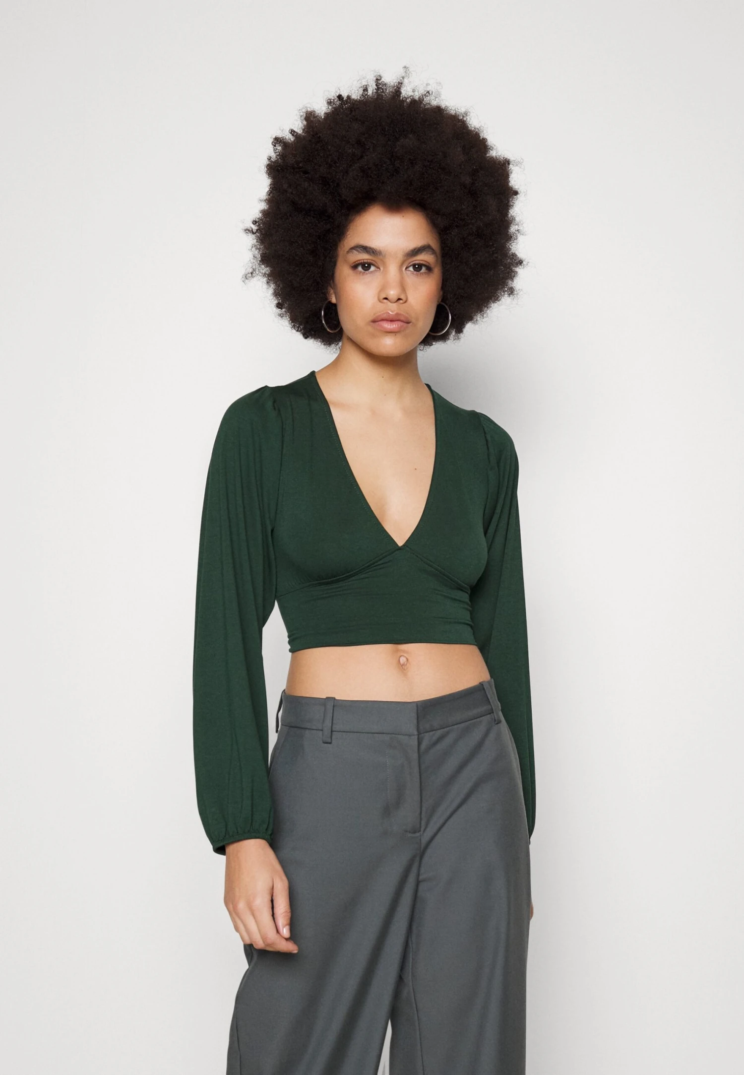 Wal G Crissy Backless - Longsleeve - Forest Green 1 Wal G Crissy Backless - Longsleeve - Forest Green