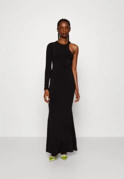 Mila Asymmetric- Maxi-Jurk - Black