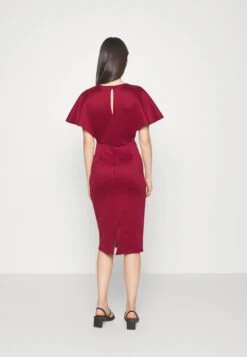 Wedding Petite Betty Wrap Midi Dress - Etui-Jurk - Wine -Wal G 2293500d788c4a16875df28e1ea95883 scaled