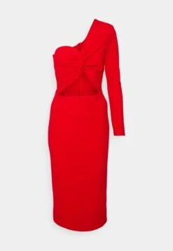 Cut Out Midi Dress - Jurk - Red 8 Cut Out Midi Dress - Jurk - Red -Wal G 22c11735cd834c228f09466d98ae60a5 scaled