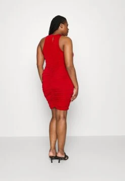 Missy Knot Midi Plus Size - Jurk - Red -Wal G 23c10a84e2264d75b10dcb655385c310 scaled