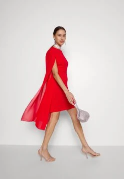 Wal G Holly Sleeve Dress - Cocktailjurk - Red -Wal G 241b981dec204aad92315f797a3e5264 scaled