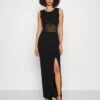 Wal G Lace Maxi Dress - Galajurk - Black