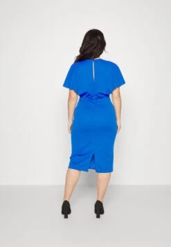 Donn V Neck Midi - Etui-Jurk - Electric Blue 8 Donn V Neck Midi - Etui-Jurk - Electric Blue -Wal G 266225f32efb45d9a5342b689a46e22a scaled