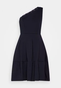 Wal G Janine Skater Dress - Jerseyjurk - Navy Blue -Wal G 27b2522eed234b958a179e941ace6504 scaled