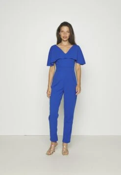 Liyavi Cape Sleeve - Jumpsuit - Electric Blue