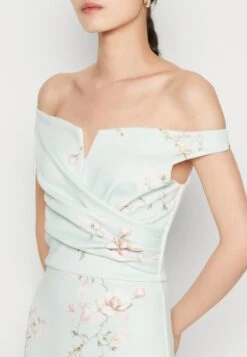 Wal G Wedding Kai V Neck Print Maxi - Galajurk - Sage Green -Wal G 2def809060d64c89a4da0f50e8cefb7a scaled