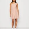 Wal G Vanya One Shoulder Skater Dress - Jerseyjurk - Blush Pink