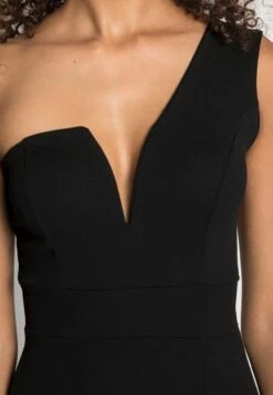Wal G Gigi One Shoulder Midi Dress - Cocktailjurk - Black -Wal G 30812480e8624deb9c13f12b9d5358ea scaled