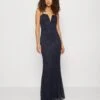 Wal G Tilly Maxi Dress - Galajurk - Navy Blue