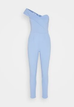 Wal G Halli Ruffe - Jumpsuit - Powder Blue -Wal G 310d43c926614f97abc8db1db05a0453 scaled