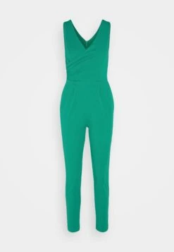 Wal G Toby V Neck - Jumpsuit - Leaf Green -Wal G 3308019bbbef40e48770d47bf6a93741 scaled