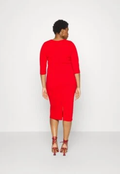 Hossy V Neck Midi - Cocktailjurk - Red -Wal G 346d0123e60f447ab944878afd09bca3 scaled