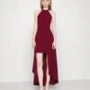 Wal G Yanny Halter Neck Bodycon - Galajurk - Berry Wine