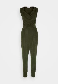Wal G Ronny Slough Neck - Jumpsuit - Olive Green -Wal G 369dd6d828a74cee9faf8dded89ce6e2 scaled