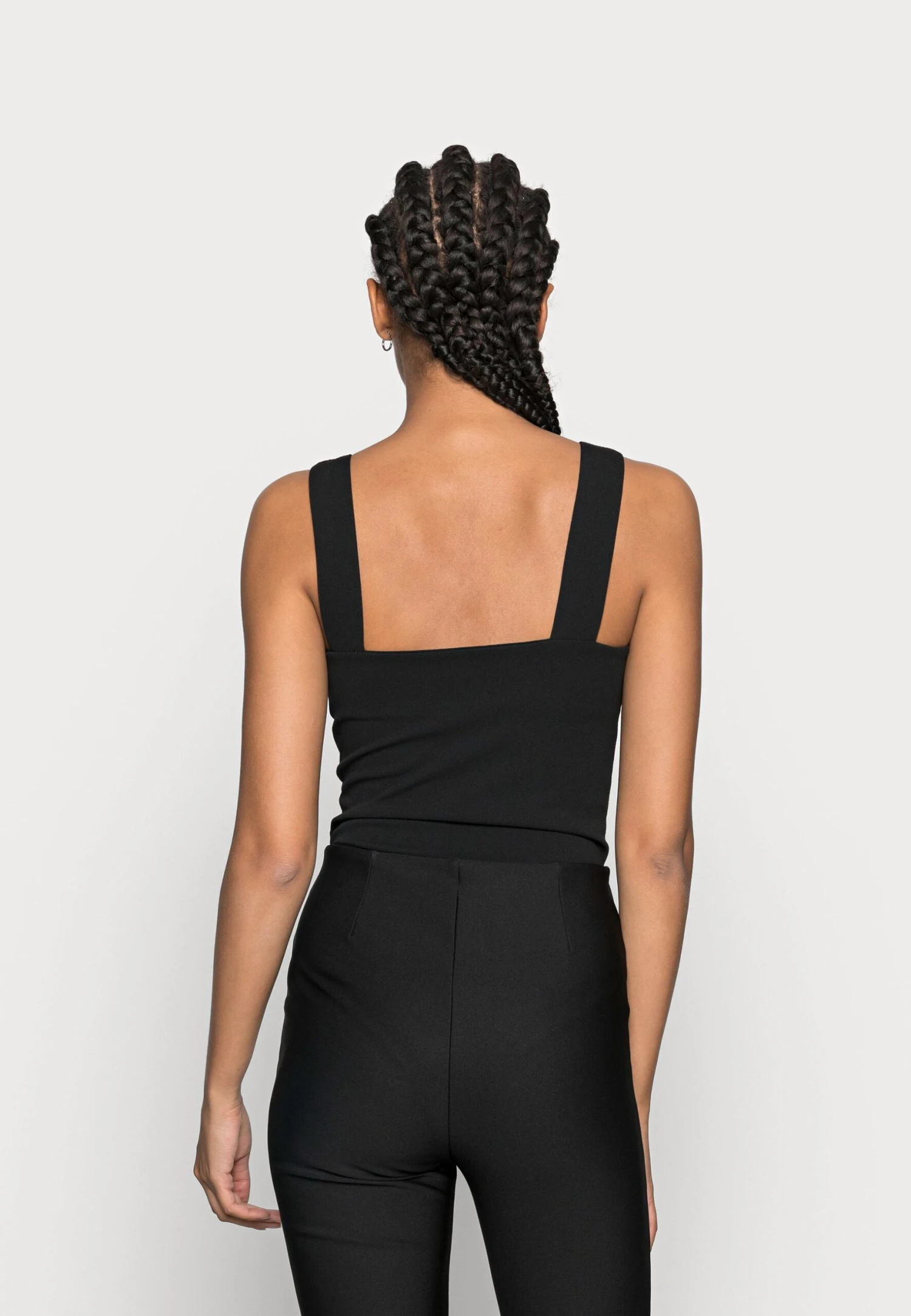 Wal G Tortoise Button Body - Top - Black 3 Wal G Tortoise Button Body - Top - Black - Afbeelding 3