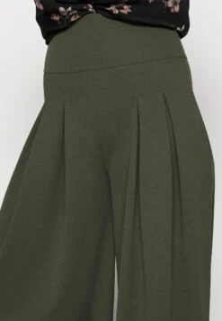 Venisa Wide Leg Trouser - Broek - Dark Khaki -Wal G 3a96173a63ae40bc949c932b0bba73f2 scaled