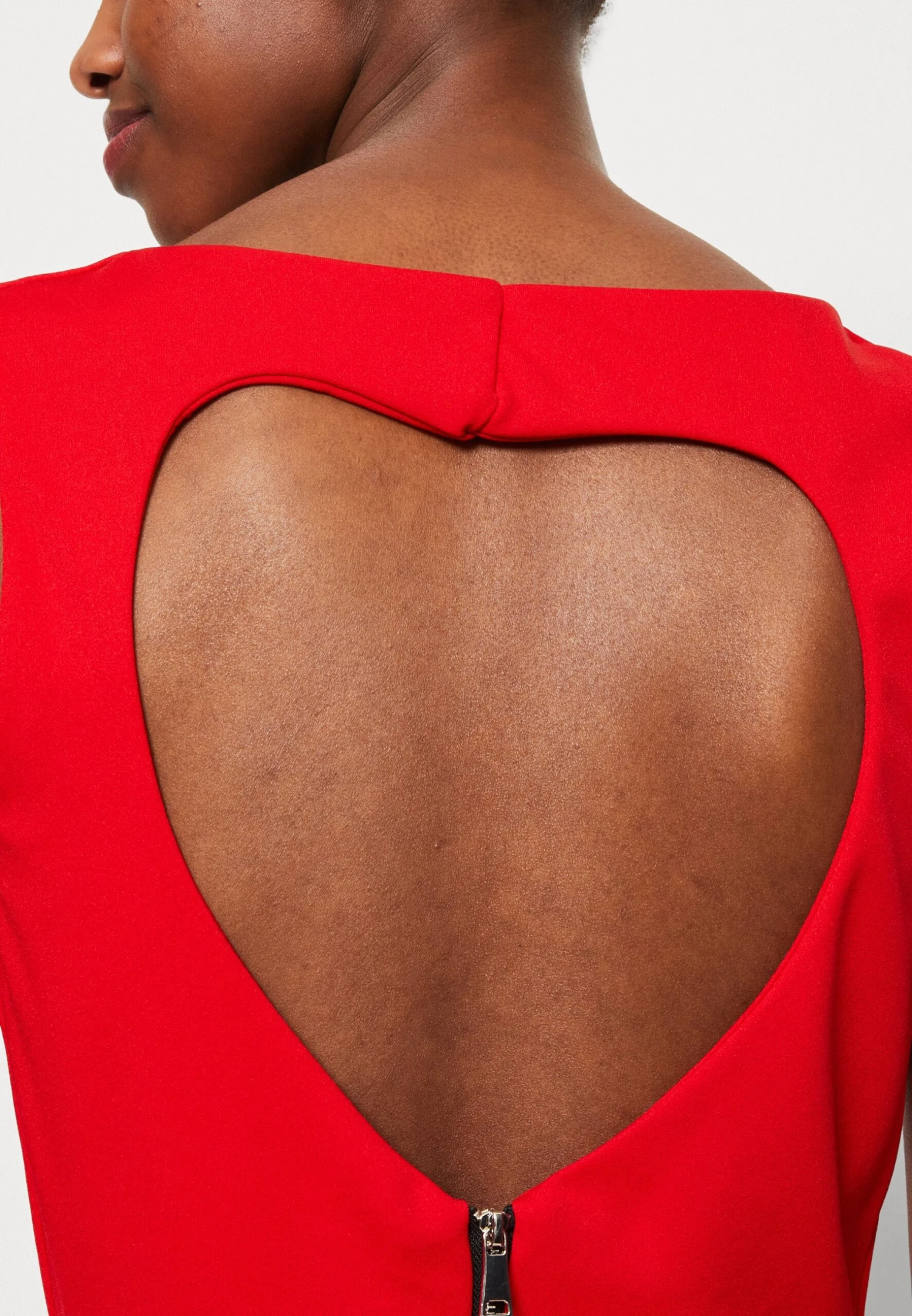 Wal G Valentines Holly Heart Cut Out Skater - Cocktailjurk - Red 6 Wal G Valentines Holly Heart Cut Out Skater - Cocktailjurk - Red - Afbeelding 6