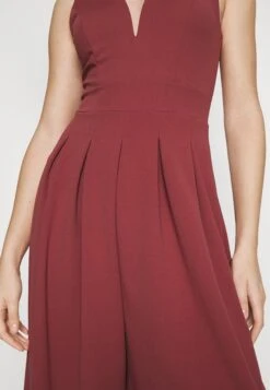 Wal G Alinali Pleated- Jumpsuit - Dark Mauve Pink -Wal G 3d5f3cad68ce4557b7bdb369d61f3c7c scaled