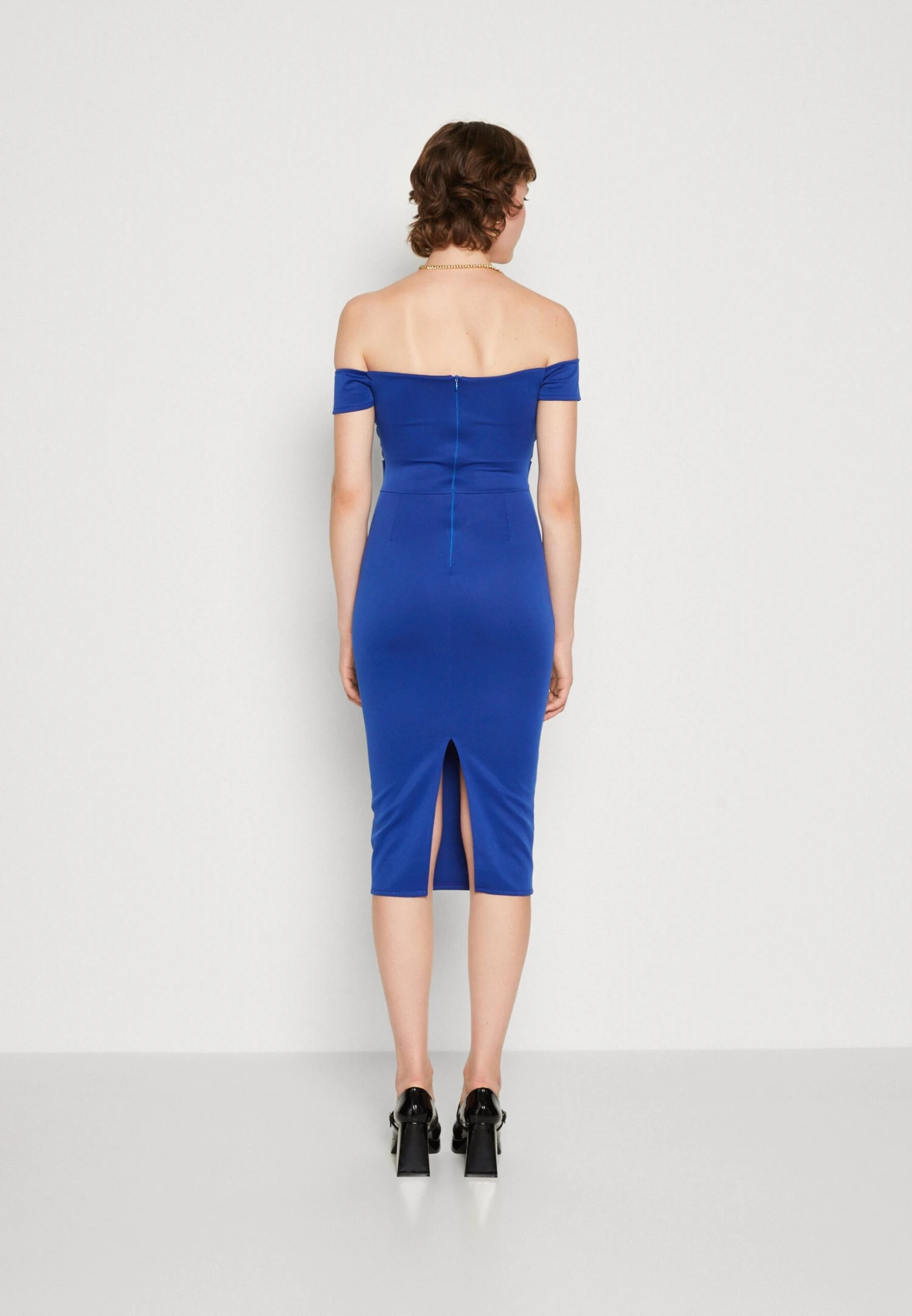 Wal G Elia Off Shoulder - Galajurk - Electric Blue 3 Wal G Elia Off Shoulder - Galajurk - Electric Blue - Afbeelding 3