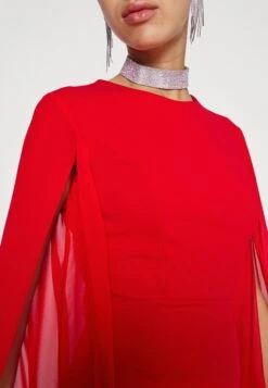 Wal G Holly Sleeve Dress - Cocktailjurk - Red -Wal G 3f1870691c4240beb6e3dbd78ce60863 scaled