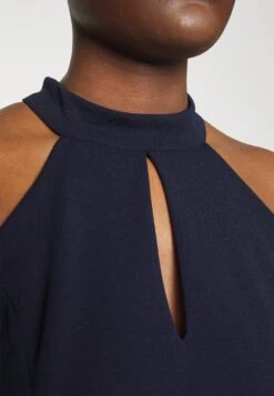 Stace Halter Neck Midi - Cocktailjurk - Navy Blue -Wal G 420a9a9843b84468b4627732e3ba635b scaled