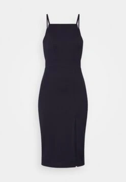 Wal G Strappy Square Neck Midi Dress - Etui-Jurk - Navy Blue -Wal G 457b79553a784cde92d72cf7f0169251 scaled
