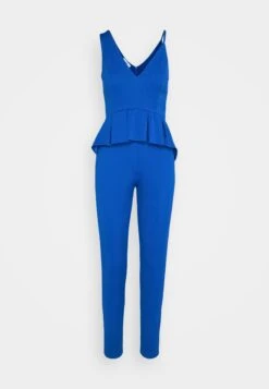 Wal G Xena Peplum - Jumpsuit - Electric Blue -Wal G 470b9813fd5c4b8b85a7ce800531aed3 scaled