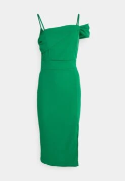 Wal G Revra One Shoulder Midi Dress - Cocktailjurk - Leaf Green -Wal G 4723a4d61d4f4c5cbab1880ea80c5ac8 scaled