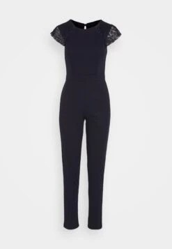 Wal G Sarah Lace - Jumpsuit - Navy Blue -Wal G 4a69ace0b7f6434183322552b6d9cc3c scaled